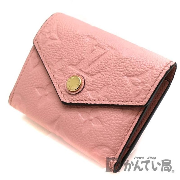 Louis Vuitton LV Poudre Empreinte Pink Portefeuille Rose Pink Zoe Wallet - Picture 1 of 6